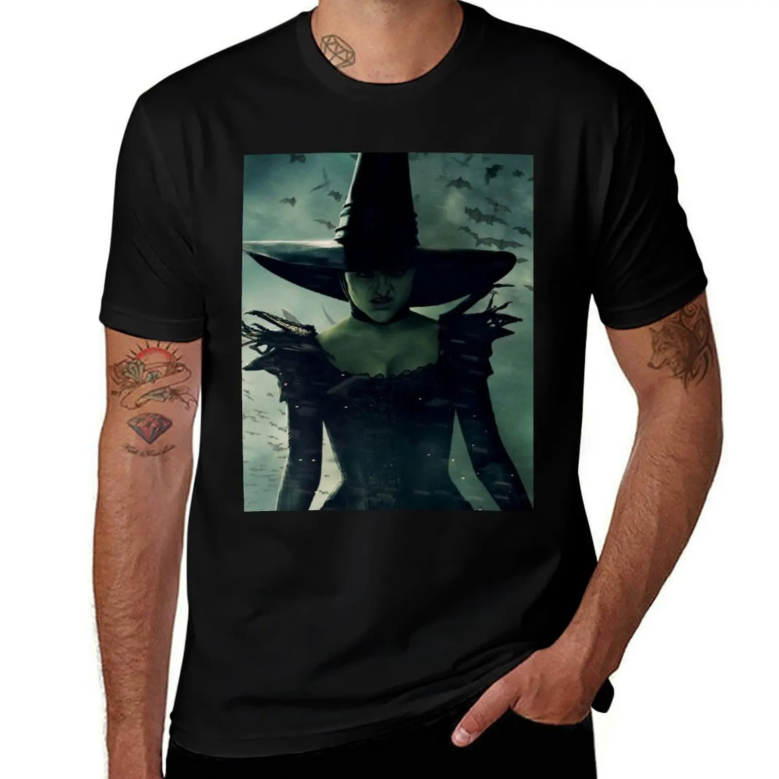 

The Wizard of Oz Wicked Witch of the West T-Shirt t shirts for man cotton soft anime tshirt