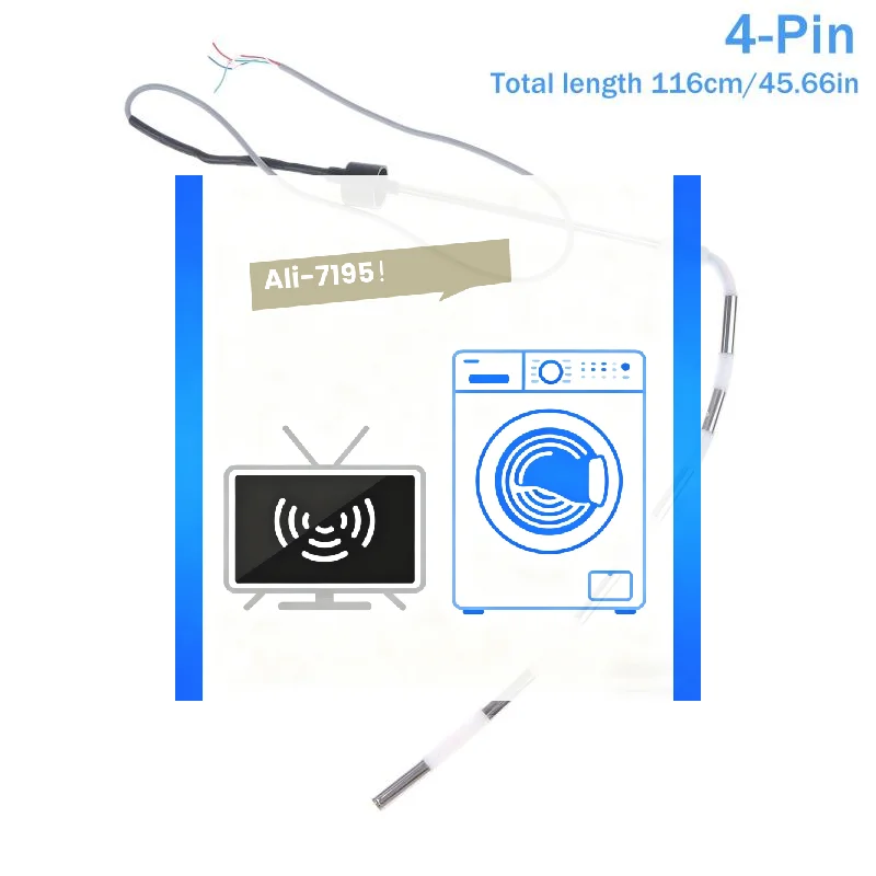 Silicon Water Level And Temperature Sensor 2/4-Core With Anti-backflow For SR501 SR201 Solar Water Heater Controller
