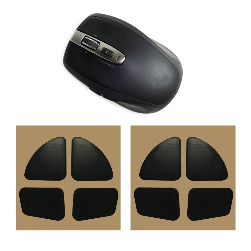 Juego 2 almohadillas duraderas para patines ratón, almohadillas para pies ratón para ratón M905, almohadillas súper
