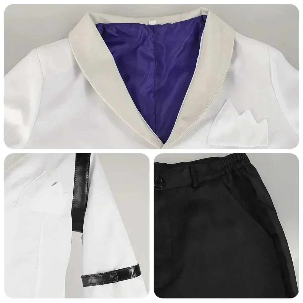 Sigma Cosplay Kostuum Anime BSD 4e Sigma Trench Uniform Pak Voor Halloween Comic Con Sigma Outfits