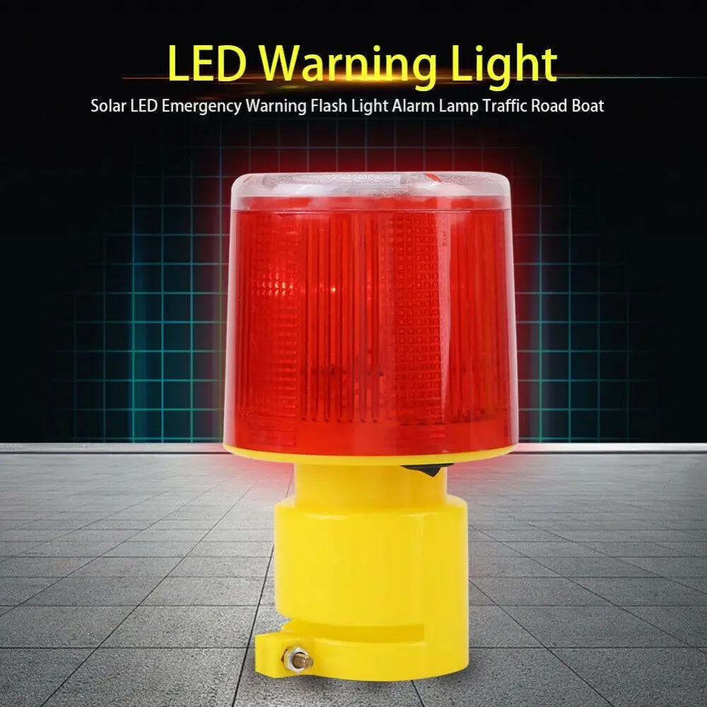 

High Quality Traffic Security Flash Solar Warning Light LED Caution Light Signal Lamp