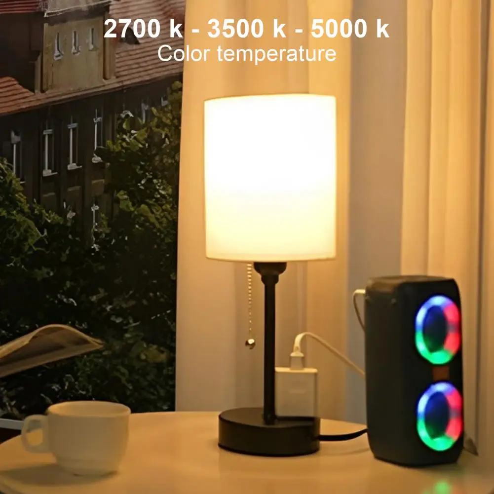 Led Night Lamp Bedside Lamp with Usb Port Dimmable Led Reading Light Flicker-free Eye Protection Night Lamp with 3 Color