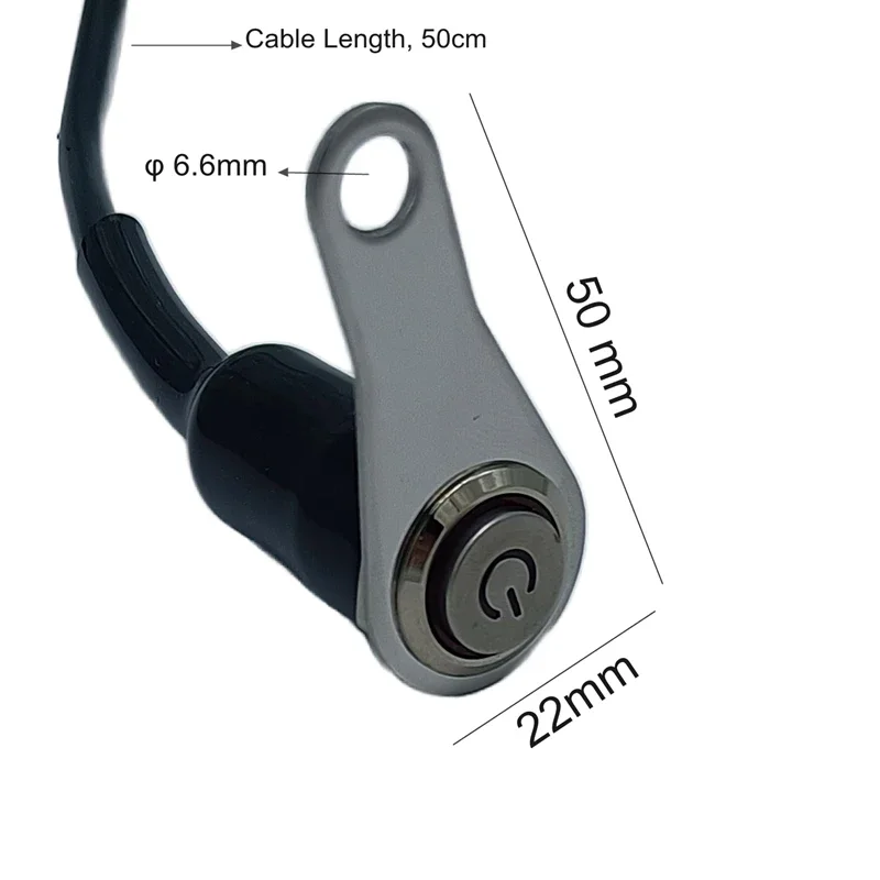 Universal Dirt Bike On Off Button Motorcycle Switch 12V, Motorbike ATV Headlight Fog Light Switches Refit Accessories