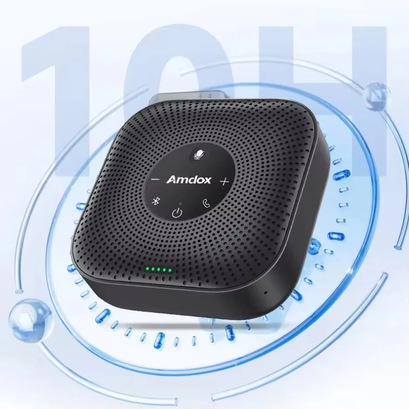 2026 360 Omnidirectional Wireless Audio Pickup Speakerphone For Conference System With Multi-Directional Microphones