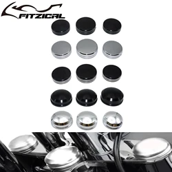 Motorcycle Upper Fork Stem Covers Triple Clamp Cover For Harley Dyna 2006-2017 Softail Fat Bob Super Glide Sportster XL 883 1200