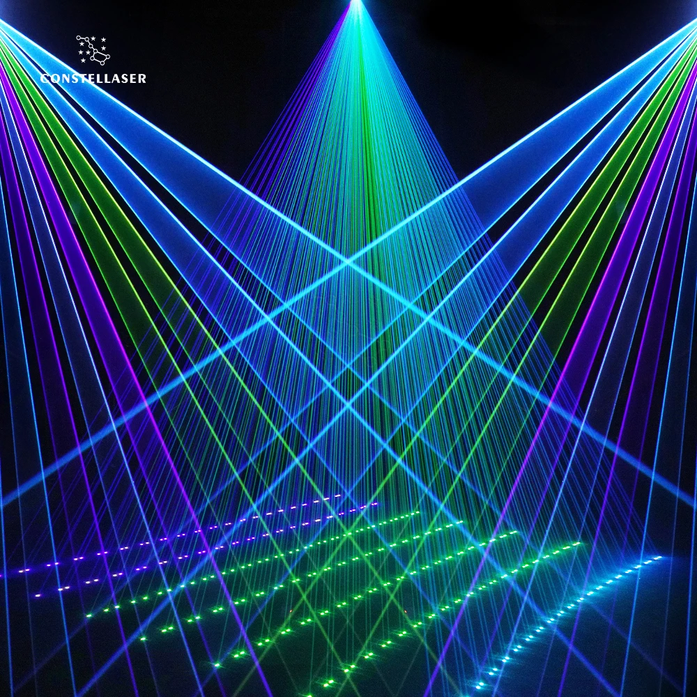 Imagem -05 - Scanner de Cabeça Móvel Rgb 6w 20kpps Galvanômetro de Alta Velocidade Dispositivo de Interface Ilda Efeitos do Norte para dj Bars Clubs