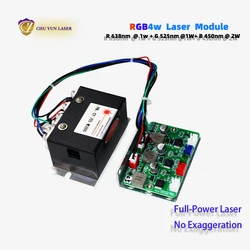 Módulo láser de color RGB5w con fuente de alimentación TTL y ANALÓGICO opcional