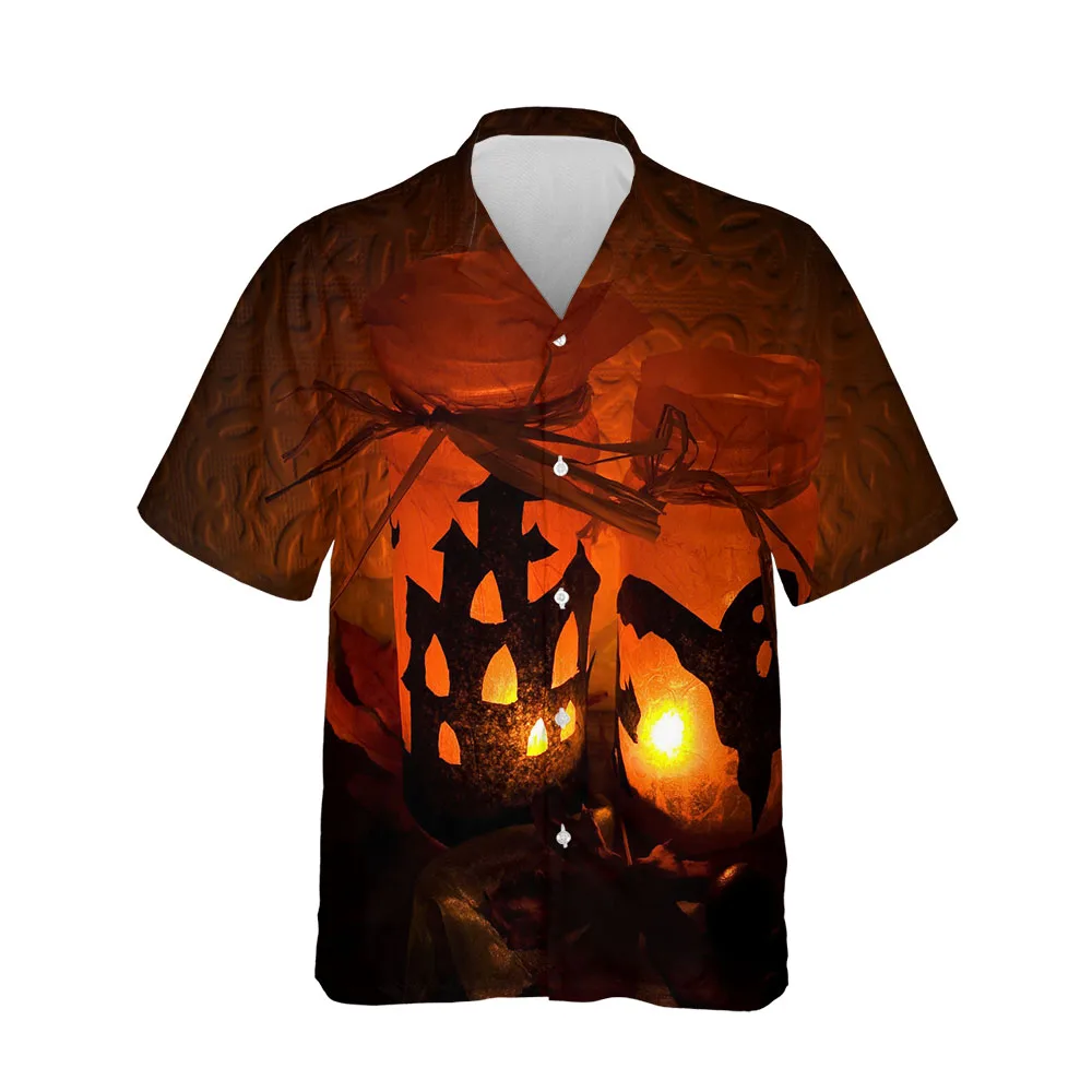 Jumeast 3D Dark Souls Horror Men Shirt Halloween Night Clothes Streetwear Fashion Shirts For Men Comfortable Clothing Blouses