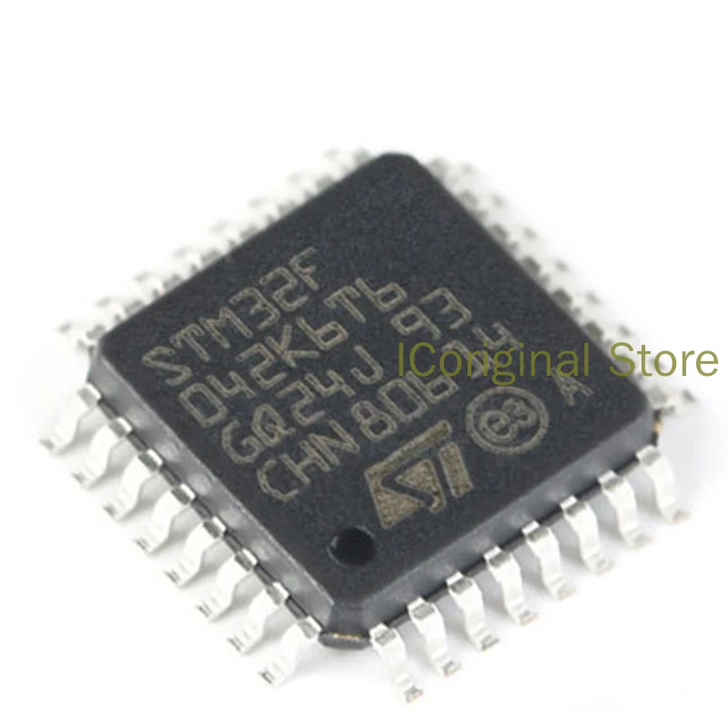 Original NEW STM32F042K6T6 LQFP-32 48MHz 32Kb 32-bit microcontroller IC chip 32F042K6T6 K6T6 encapsulation LQFP32