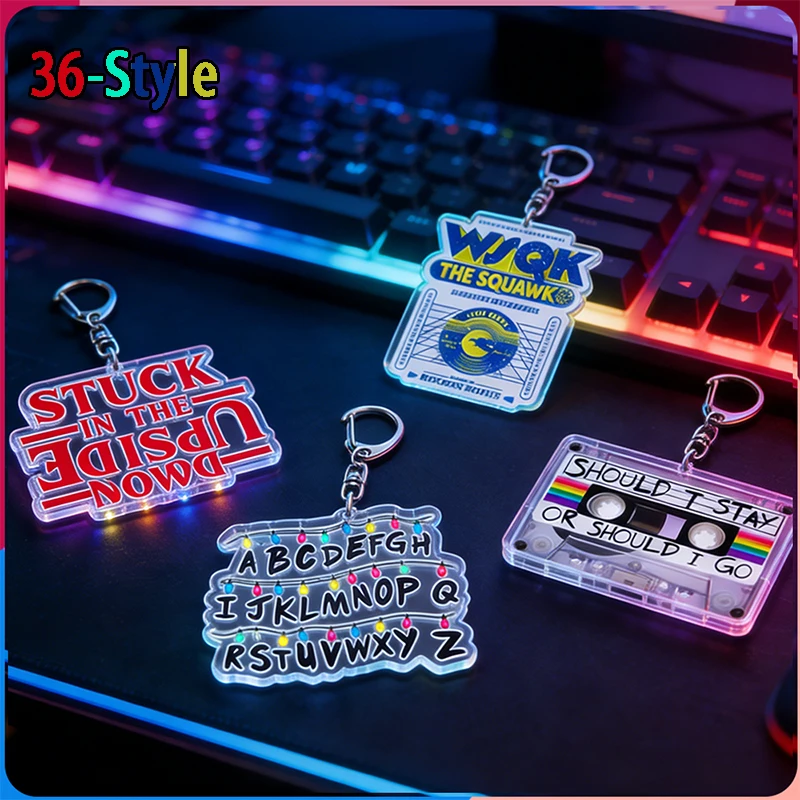 Брелок для ТВ-шоу, аксессуары, сумка, застрявшие в перевернутую, Will Byers Eleven Mike Jim, женские подвески, брелоки, ювелирные изделия, подарки для фанатов Брелок для ТВ-шоу, аксессуары, сумка, застрявшие в перевернутую, Will Byers Eleven Mike Jim, женские подвески, брелоки, ювелирные изделия, подарки для фанатов