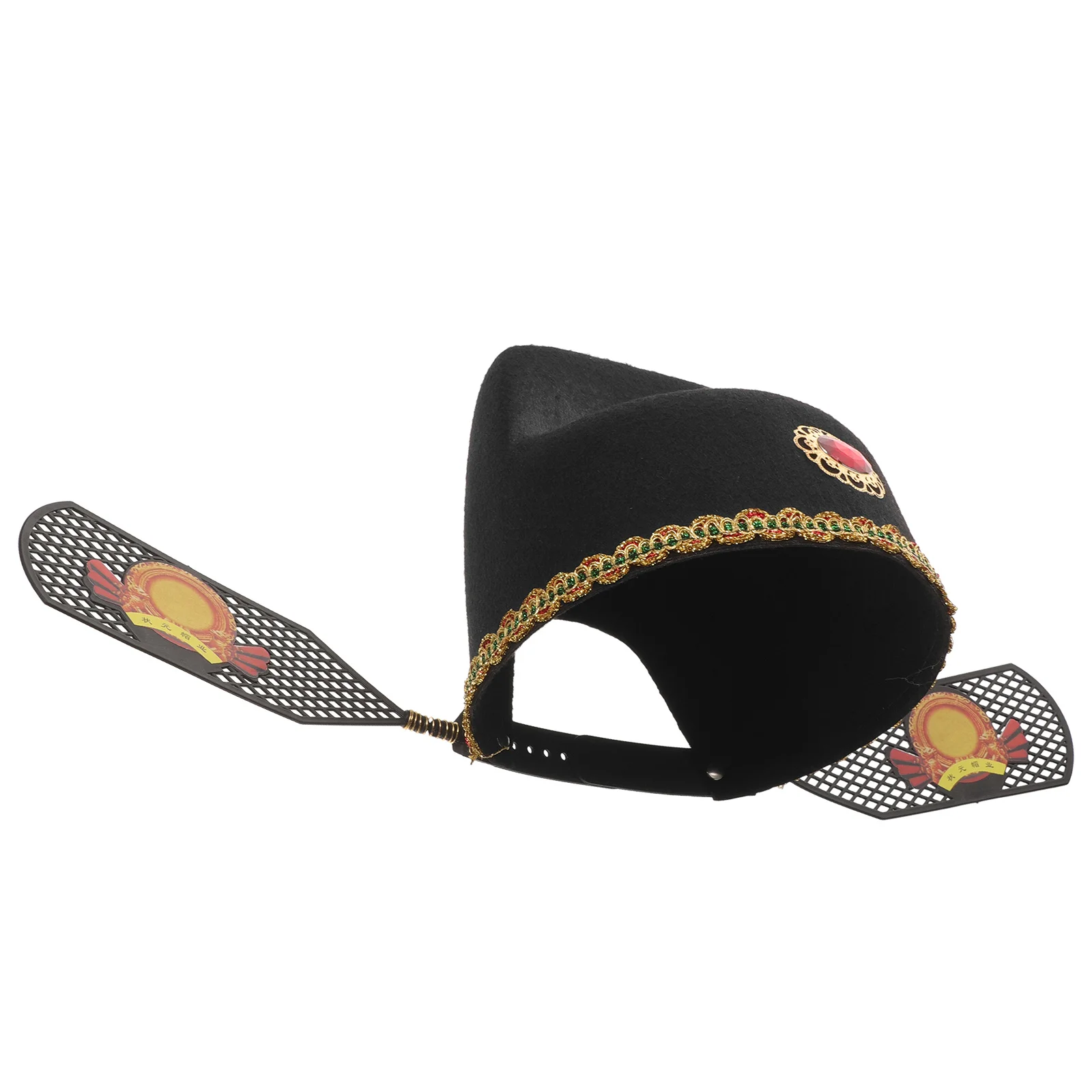 الإمبراطور الصيني تأثيري قبعة حساسة القديمة النبيلة تصميم لعب الأدوار مرحلة الأداء الطرف الديكور الرجعية نمط أغطية الرأس