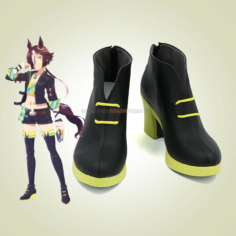 

Umamusume: Pretty Derby Vodka Anime Characters Shoe Cosplay Shoes Boots Party Costume Prop