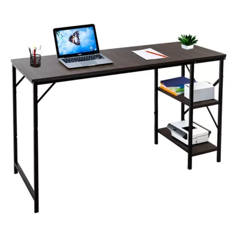 

Table with 2 shelves, with 2 shelves, steel and medium density fiberboard