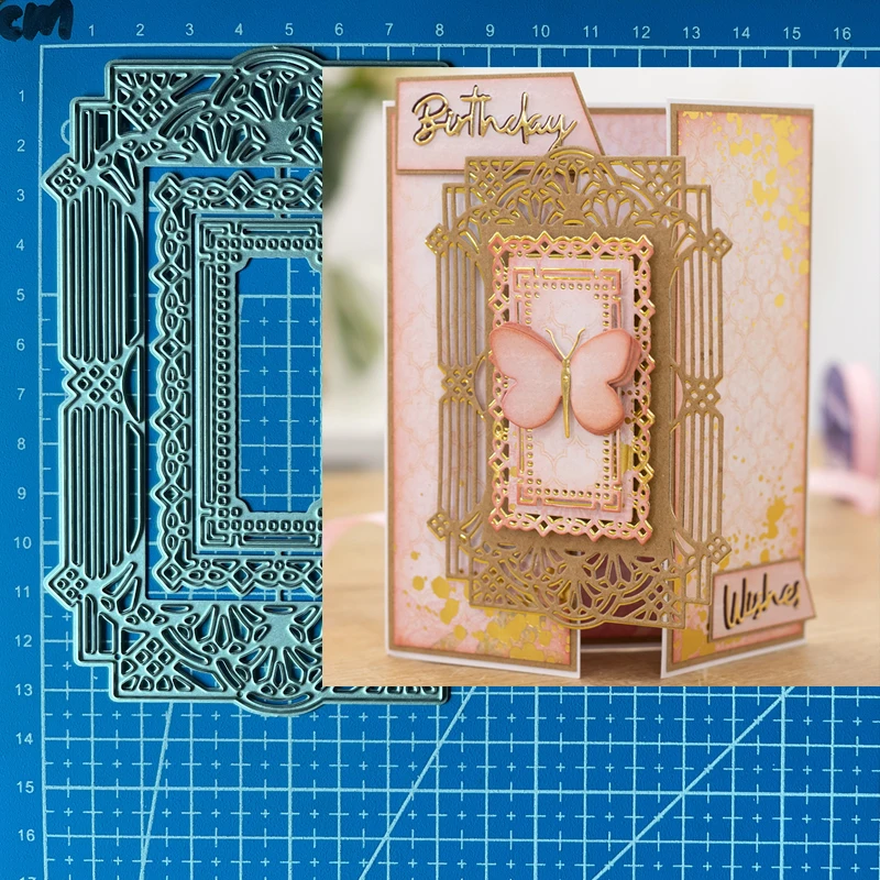 Troqueles de corte de Metal de diosa de la suerte Argenta Diy Scrapbooking álbum de fotos grabado decorativo tarjetas de papel artesanías