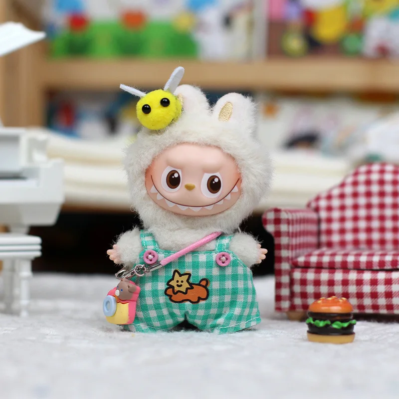Only Clothes Suitable for Iabubu 4.0 Mini Baby Clothes Heart Code New Model for 10cm Doll Accessories