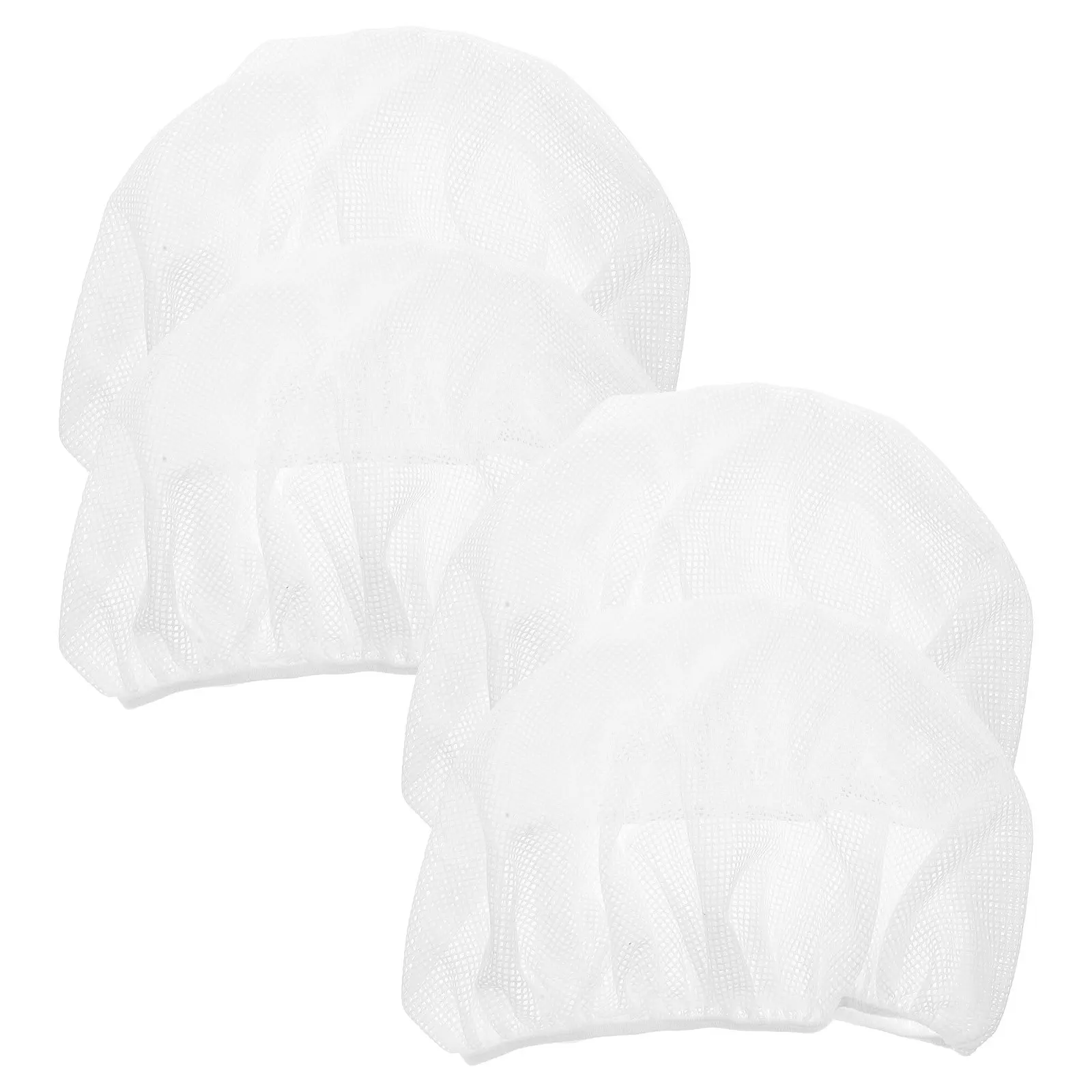 

4Pcs Sleep Caps Breathable Mesh Chef Hats Work Caps Hairnets for Cooking Cleaning Food Service Convenience Cook Hat