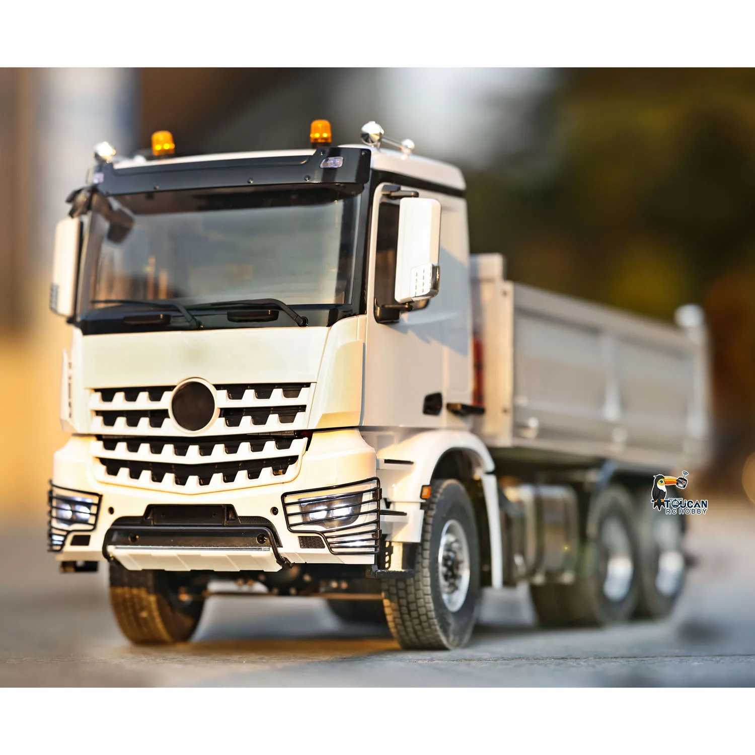 6*6 RC Hydraulic Dump Truck RTR Metal Chassis 1/14 Remote Control Dumper Light Sound Model Construction Vehicle Tipper Car Toys