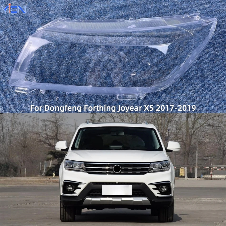 For Dongfeng Forthing Joyear X5 2017 2018 2019 Car Acesssories Polycarbonate High Gloss Fully Transparent Headlight Dust Cover
