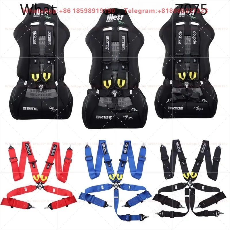 SPARCO 3 Inch Racing Harness, Quick Release 4/5/6 Point Car Modify Seat Belt, Brand New Original, In Stock