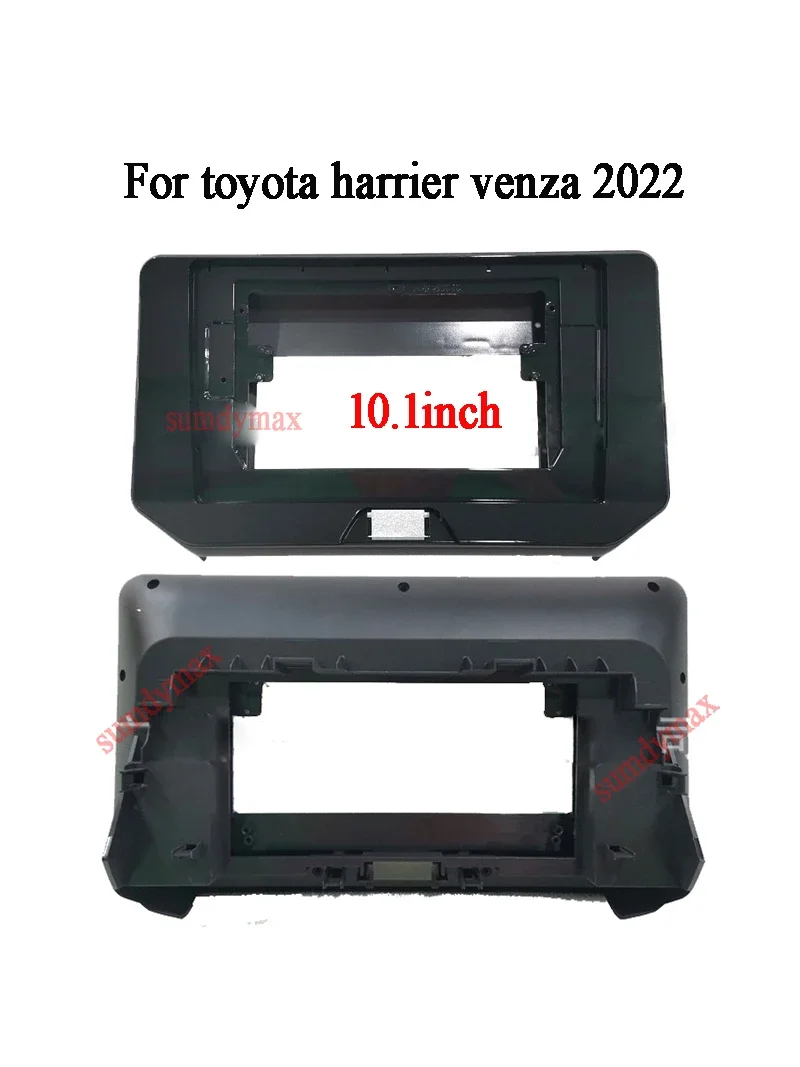 2 Din 10.1Inch Car Radio Installation DVD GPS Mp5 ABS PC Plastic Fascia Plane Frame for Toyota harrier venza 2021 2022 Dash Kit