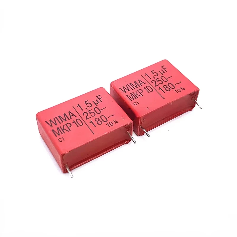 

2pcs/10pcs Germany WIMA Film Capacitor 250V 155 1.5UF 250V 1U5 155K 10% MKP10 Pitch 27.5mm