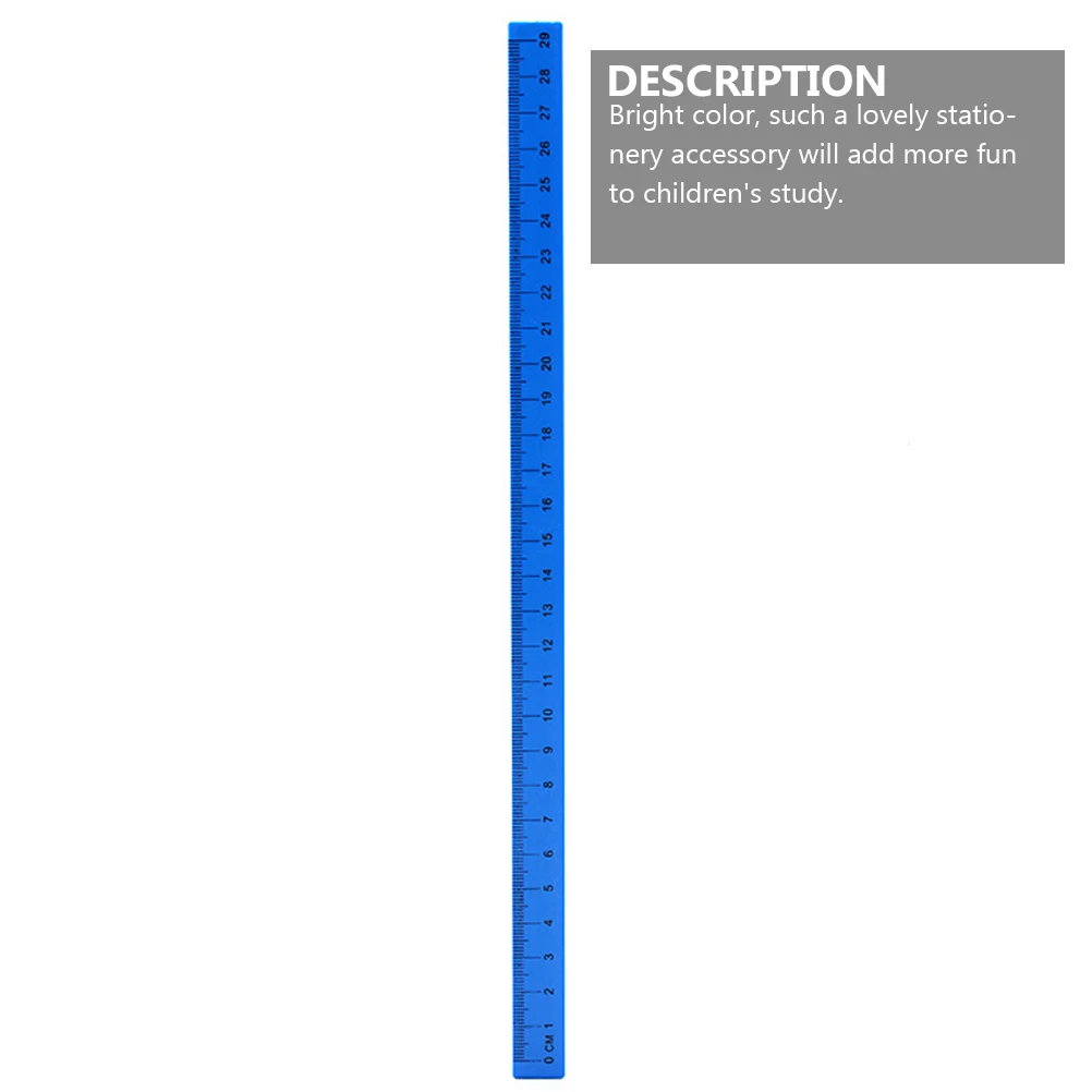 

9 pcs Magnetic Rulers for Students Blackboard Measuring Study Supplies Office Straight Tools Plastic Flexible Ruler Measuring