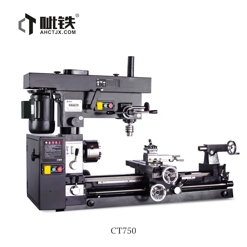 CT750 Multifunctionele draai- en boor- en freesmachine met CE