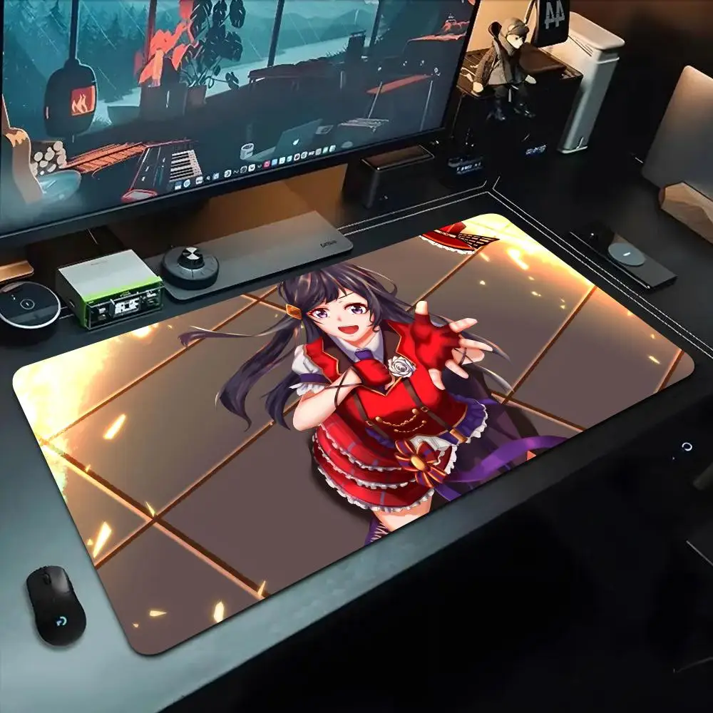 

setsuna yuki Mouse Pad 500X1000 mm Large Gaming Mousepad Gamer XL Rubber Otaku Keyboard Pad Laptop Desk Mat