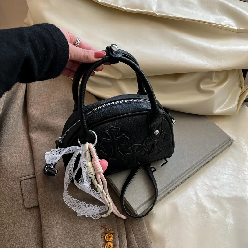 

Роскошная минималистичная сумка через плечо — винтажная текстурированная кожаная сумка с дизайнерскими деталями, модная однотонная женская сумка для пригородных поездок