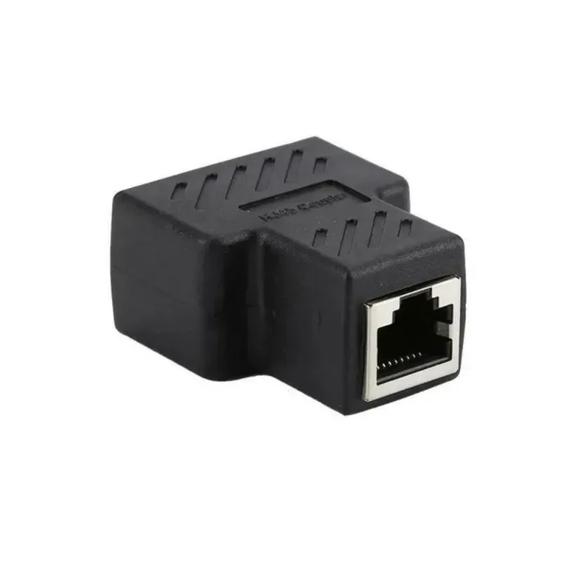 جديد 1 إلى 2 RJ45 الفاصل محول ثنائي أنثى ميناء LAN محول إيثرنت موصل