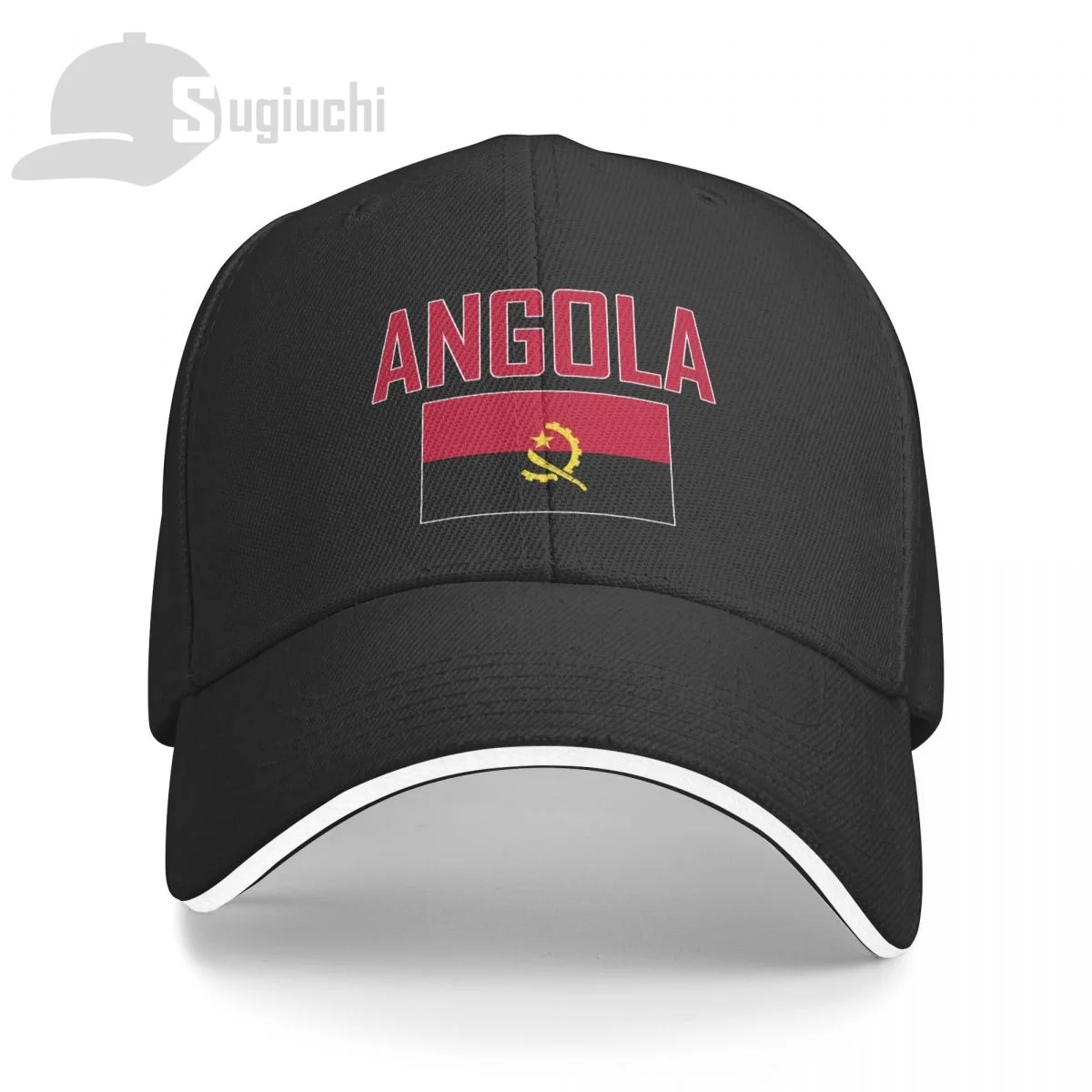 ANGOLA Flag With Letter Baseball Cap Men Women Summer Unisex Hip Hop Caps Cotton Snapback Golf Hat Fishing Caps