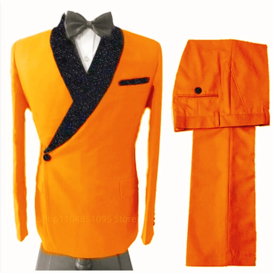 

Fashion Blue Suits for Men Slim Fit Double Breasted Homecoming Wedding Suit Formal Blazer Pants 2 Pieces Luxury Mens Tuxedos Set