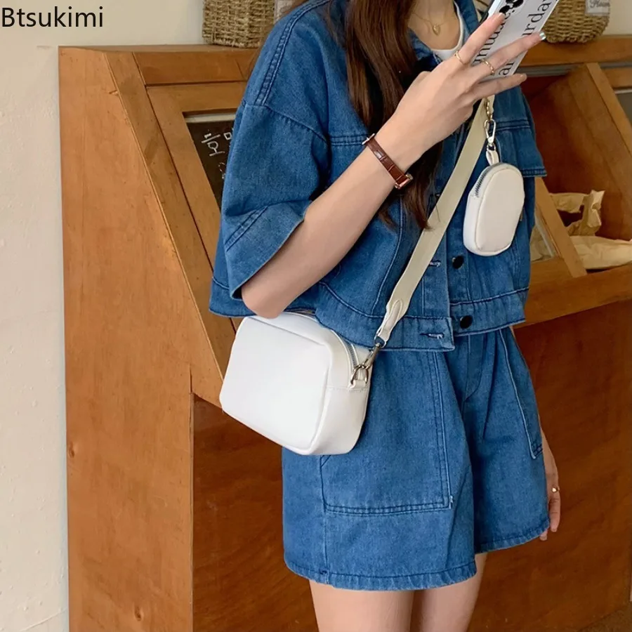 PU Leather Women's Phone Bag High-end with Small Hanging Bag Black Crossbody Bag Square Zipper Mobile Phone Chest Bags Outdoor