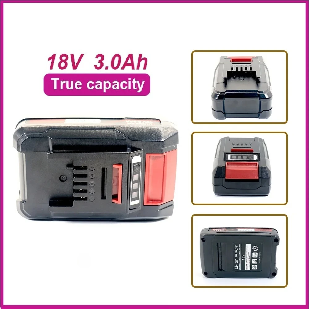 بطارية ليثيوم أيون 18 فولت 3.0 أمبير في الساعة | عالمية لسلسلة تغيير EINHELL Power X، تناسب EIN18C2/PX - BAT4