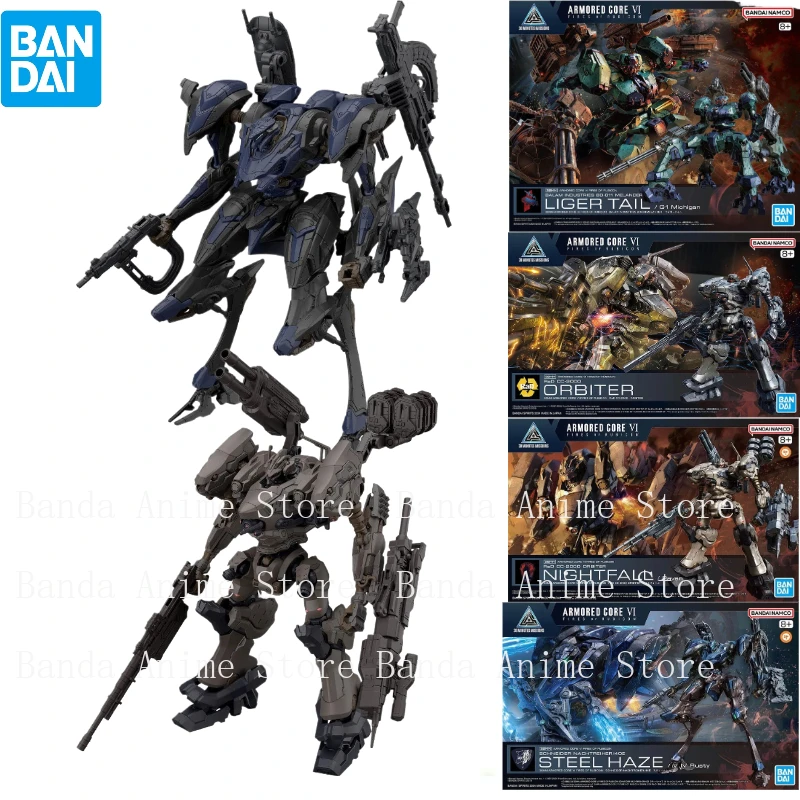 

In stock Bandai Genuine 30MM ARMORED CORE VI NIGHTFALL STEEL HAZE BD-011 MELANDER Liger Tail CC-2000 ORBITER Anime Figure Model