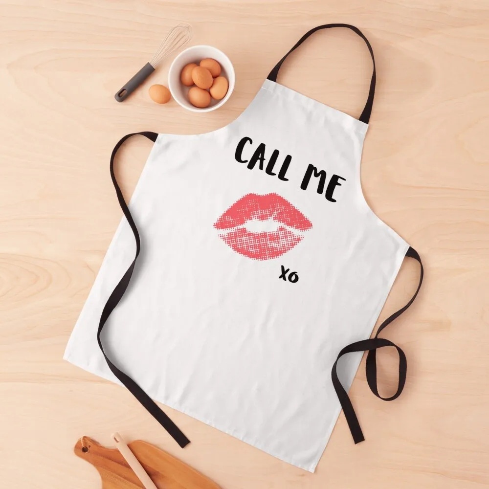 Call Me... Apron useful gadgets for home Things For The Kitchen Chef Accessories christmas kitchen cloths Apron