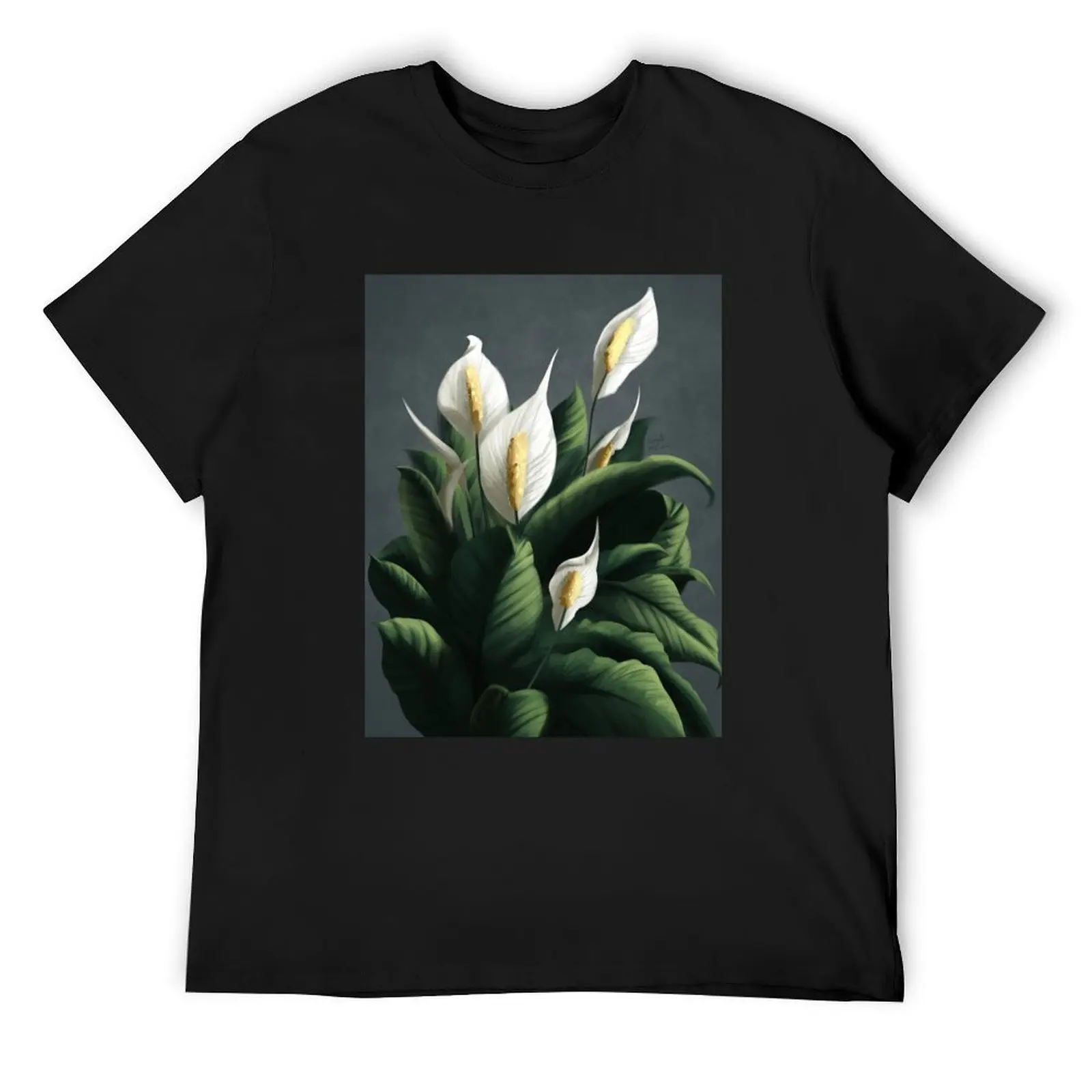 Футболка Peace Lily / Spathiphyllum, персонализированная футболка, рубашки с рисунком, эстетичная одежда, толстовки Louboutins, мужские