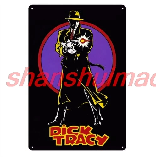 Dick Tracy Movie Metal Poster Tin Sign 20x30cm SHUI