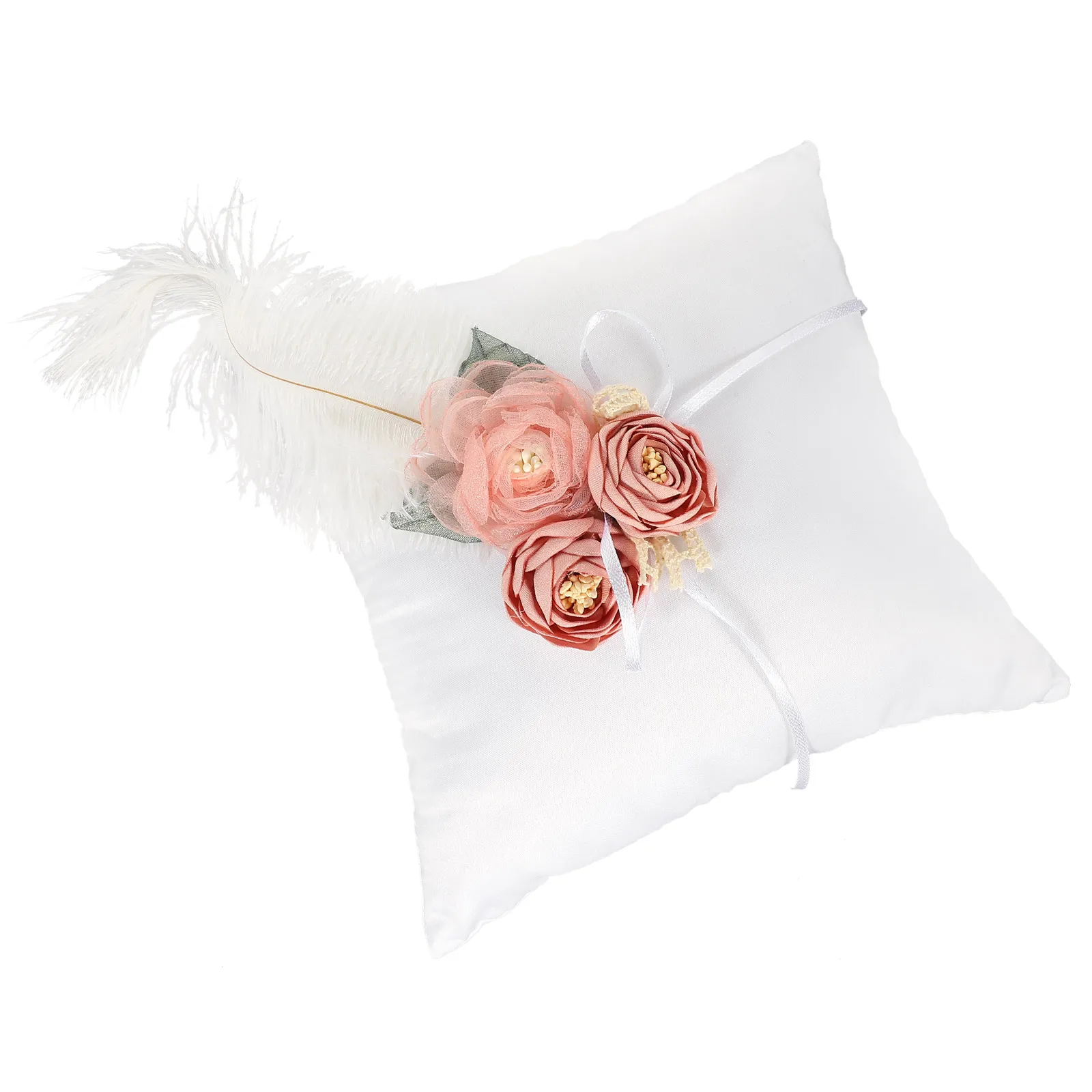 

Ring Pillow Holder for Wedding Pillows Ceremony Flower Bearer Decorations Rings Cushion