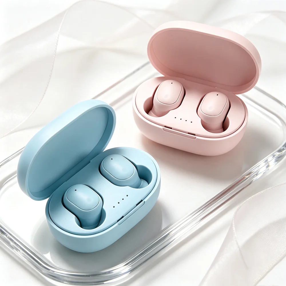 TWS Fone Bluetooth Earphones Wireless Headphones Bring Delicate Sound Reproduction, Soft Ear Contact, Quick Pairing for Podcasts