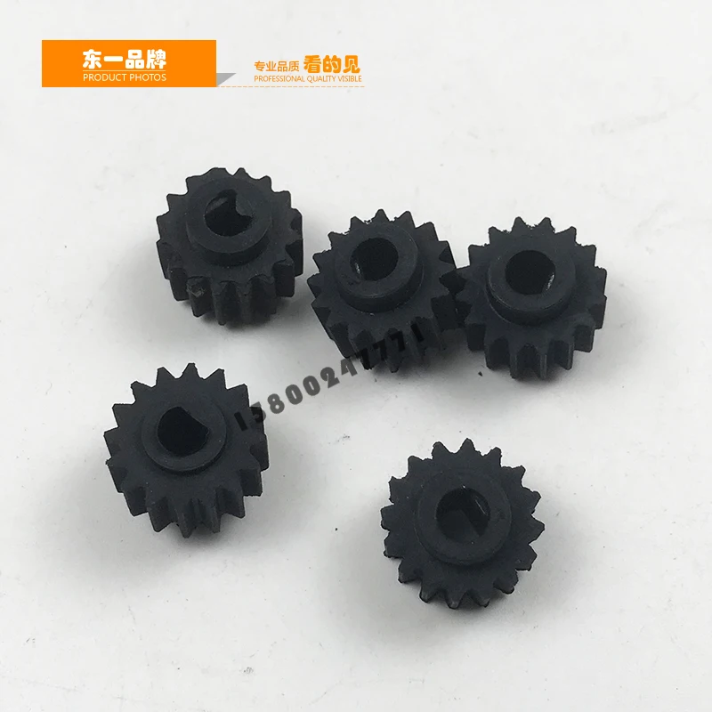 18.5mm Excavator For Hitachi Excavator ZAX60 ZAX200 Sapre Parts 4614911 4360509 Throttle Motor Rubber Gear