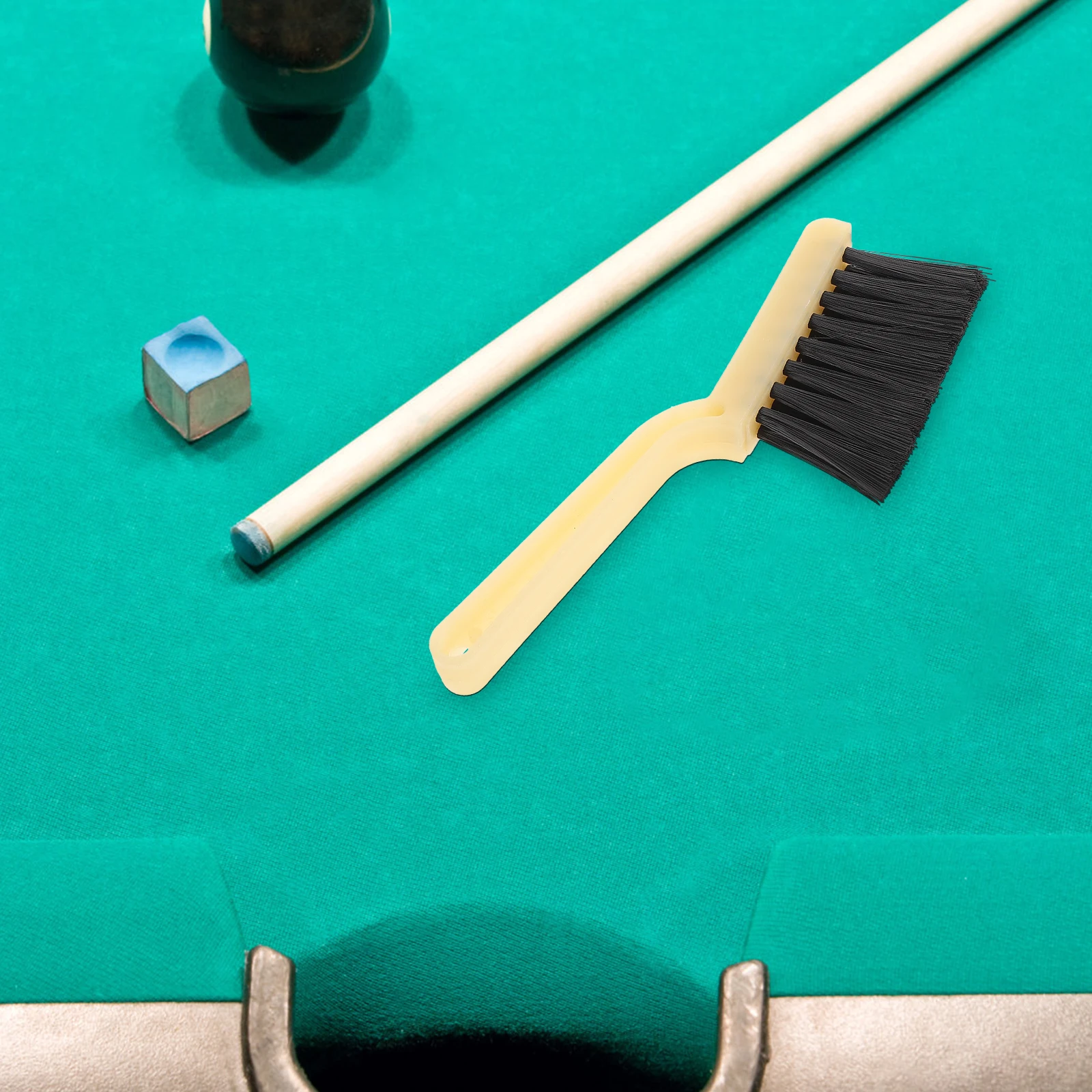 

2 Pcs Cleaner Billiards Cloth Cleaning Brush Pool Table Plastic Accessories for Players