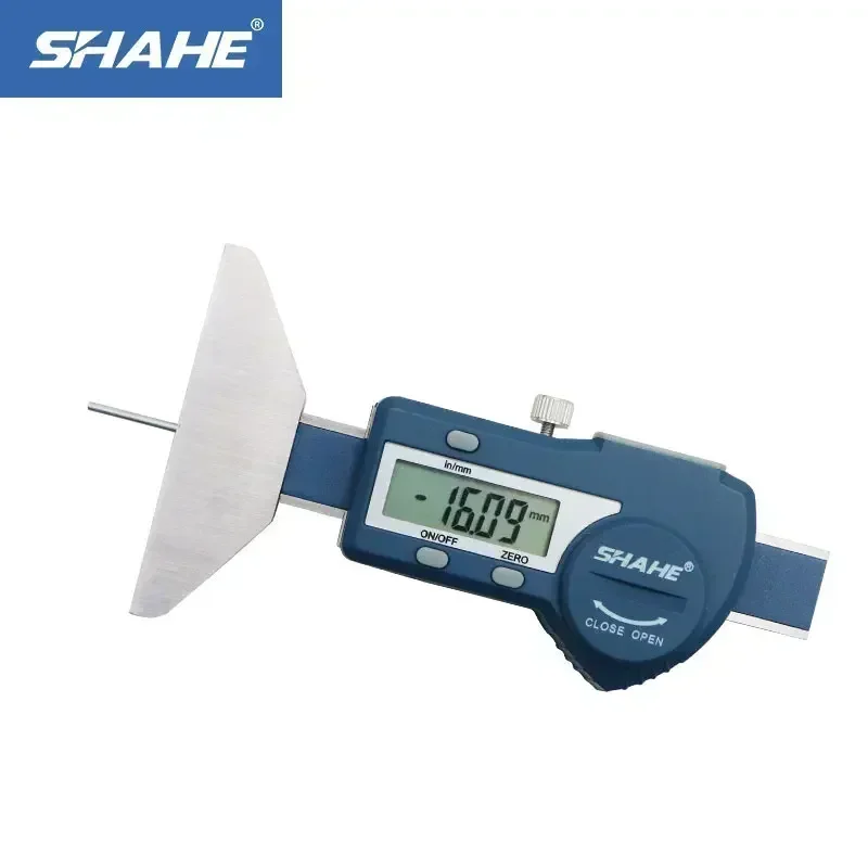 Shahe Digital Depth Gauge Caliper Tread Depth Gauge For Car Tire 0-25/0-50mm Measurer Tool Depth Caliper LCD Tyre Tread Gauge
