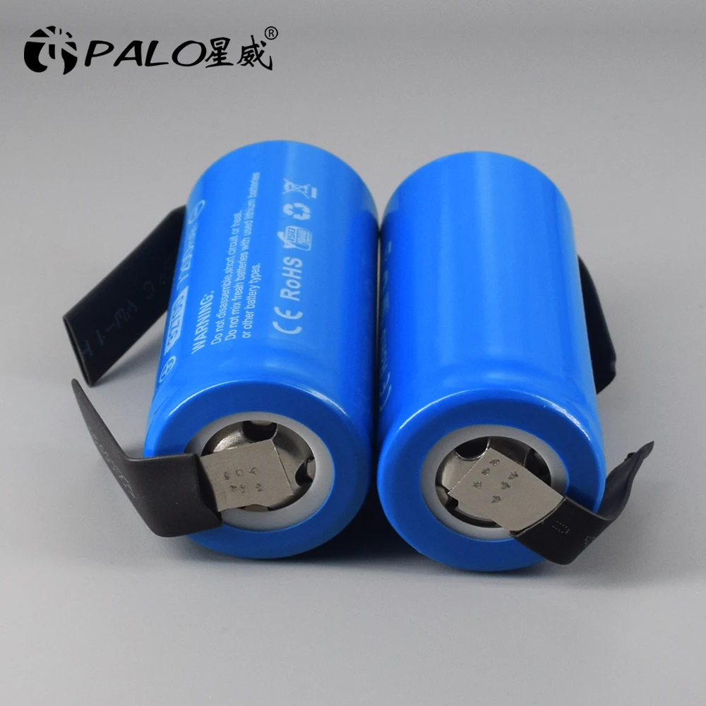 PALO 3.2V 32700 LiFePO4 Battery 35A Continuous Discharge Maximum 55A High power battery For Backup Power flashlight