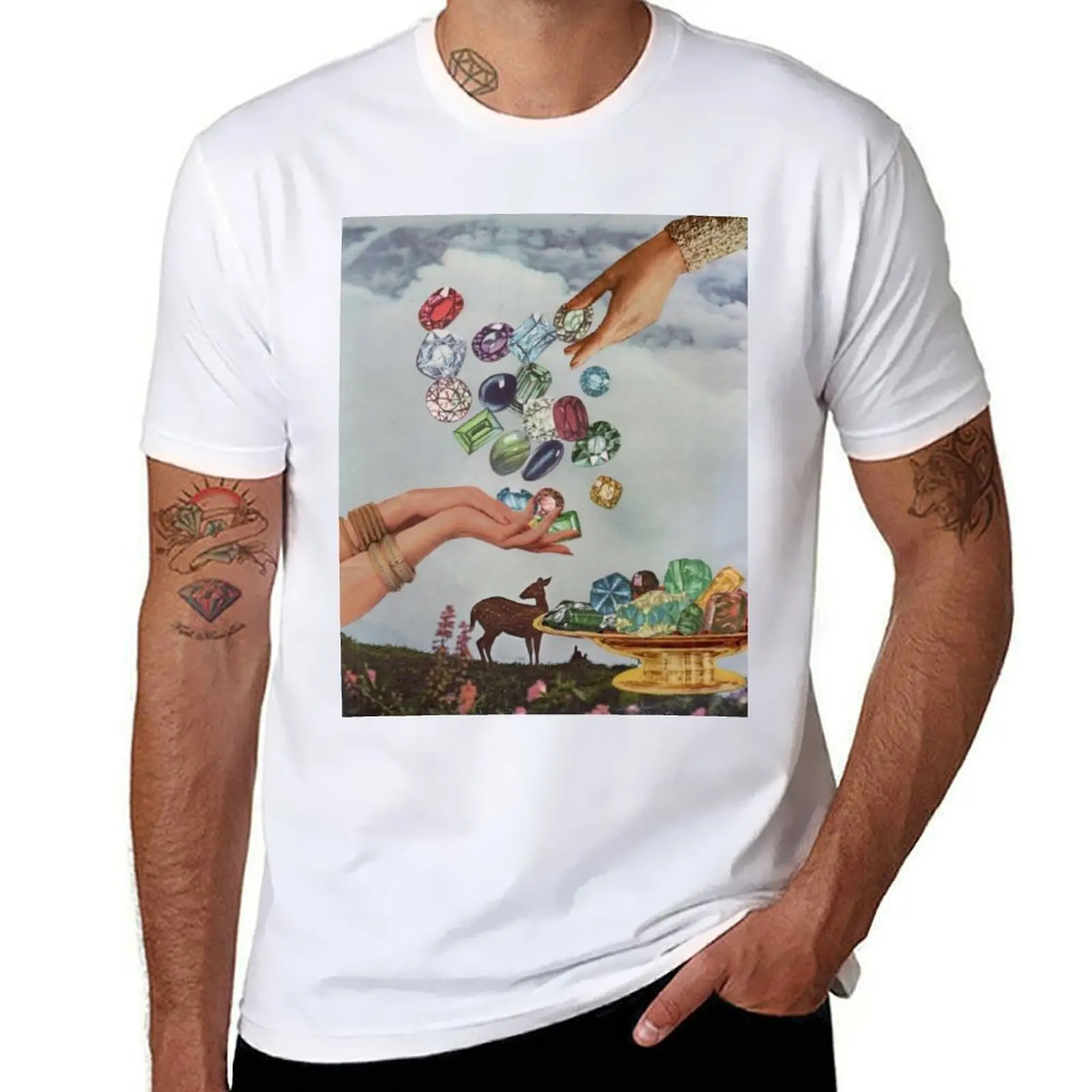 

Gemology T-Shirt man t shirt luxury t shirt man casual t shirts for man cotton funny T-shirt