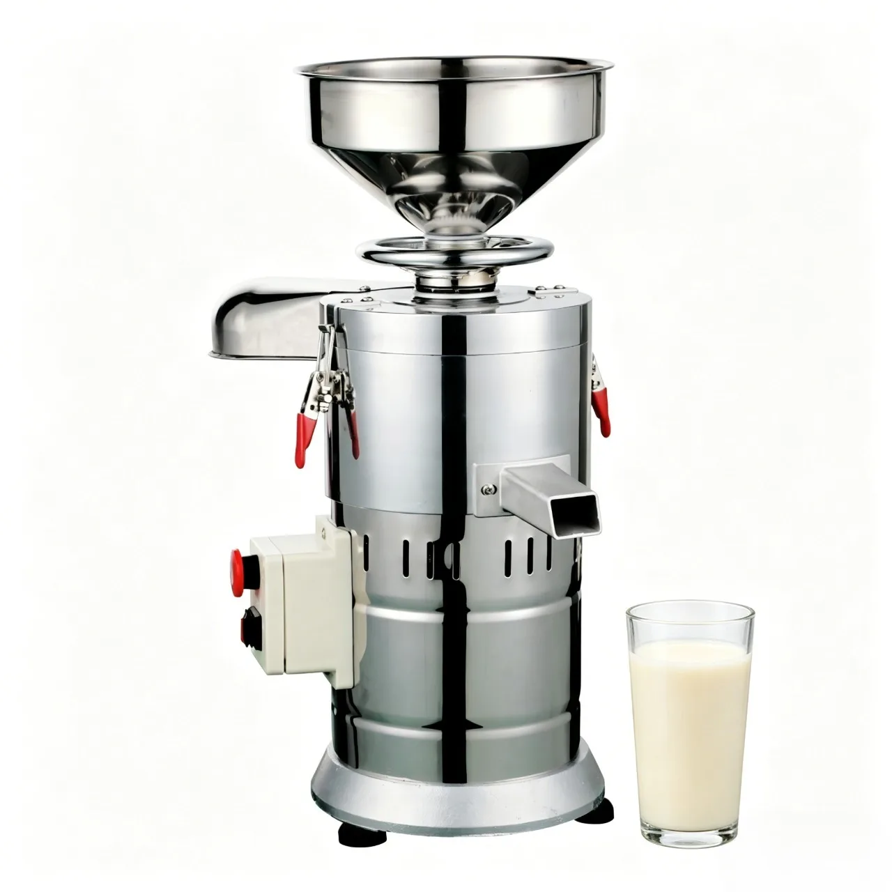 Automatic Soy Milk Machine Commercial Nut Milk Maker Peanut Almond Soybean Grinder Refiner