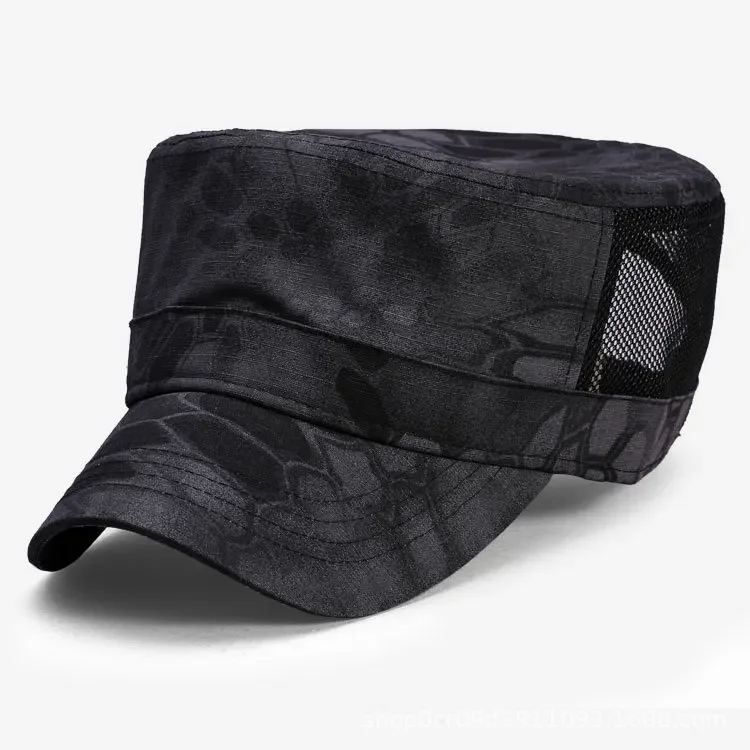 

Camouflage Military Cap - Tactical Flat Top Hat for Outdoor Hunting, Training, Sports - Wolf Style Baseball Cap
