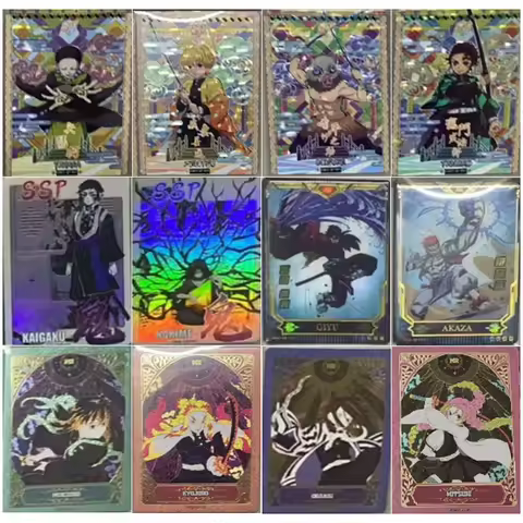 Aikaho DS-04 Demon Slayer Kanroji Mitsuri Tokitou Muichirou Iguro Obanai Collection Card Christmas Birthday Gift Children's Toys