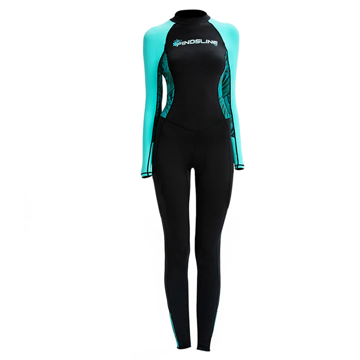 

Summer Women Long Sleeve Lycra Thin Wetsuit Surfing Rash Guards Snorkeling Full Body Skin Diving Suit Anti-Jellyfish Swimwear