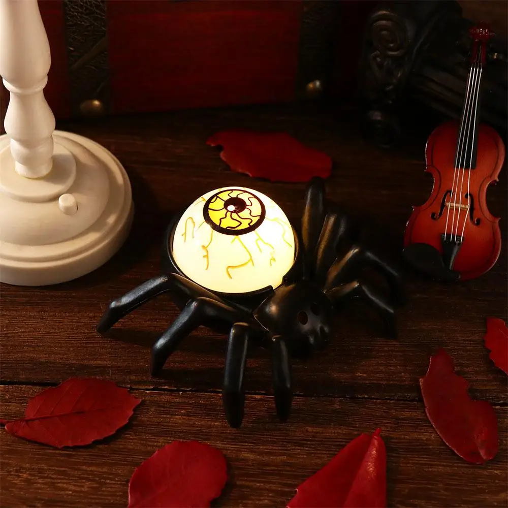 

Decoration Interesting Halloween Spider Light Burst Eyes Creative LED Night Light Small Halloween Lamp Bar